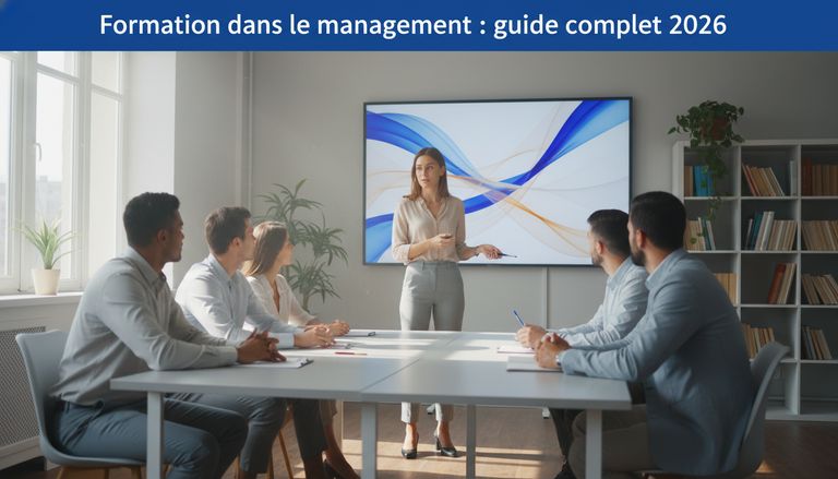 Formation dans le management : guide complet 2026